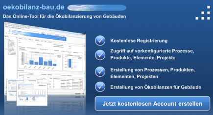 Oekobilanz Software DGNB Gebaeude web